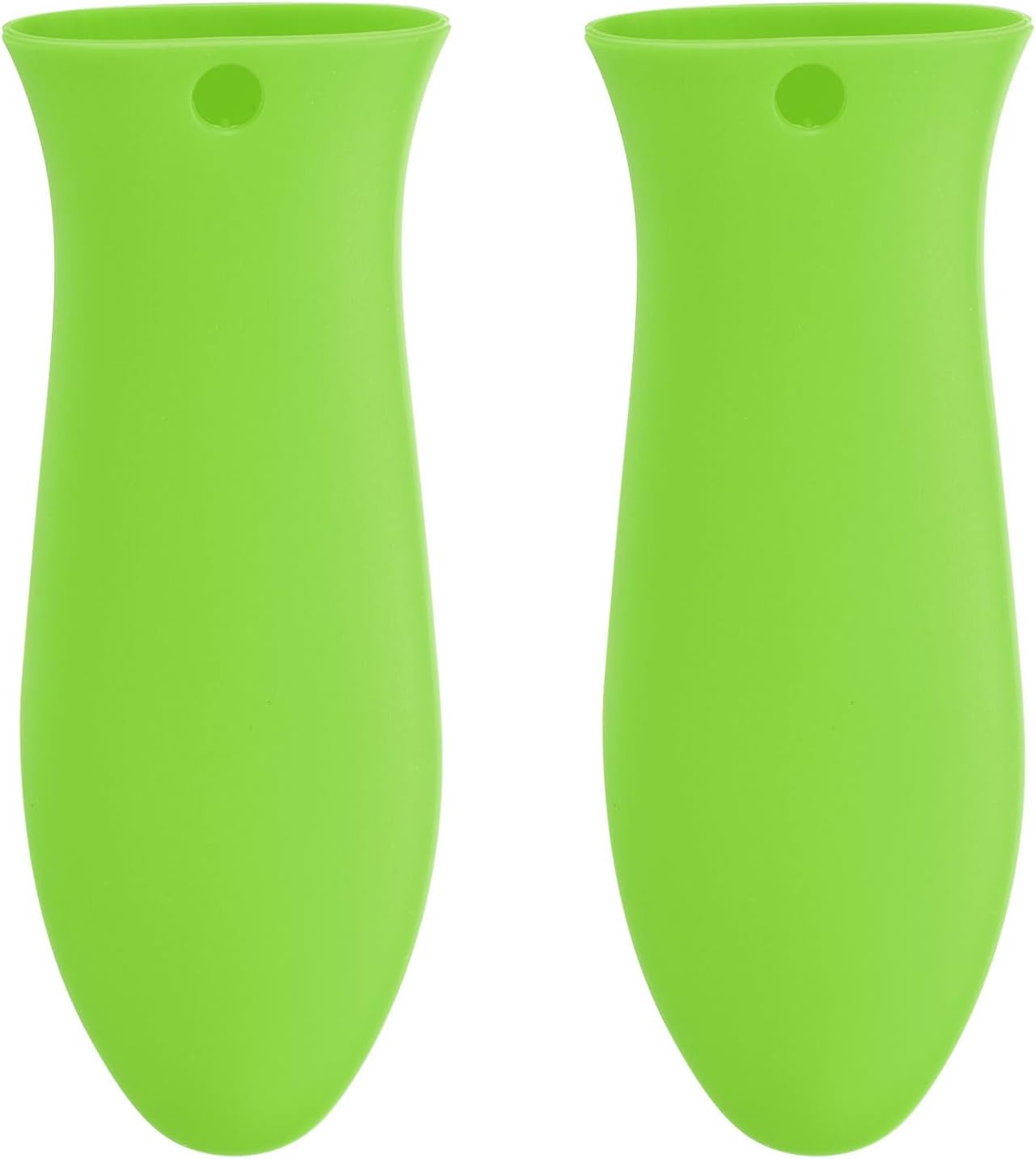 uxcell 2pcs Silicone Hot Handle Holders, Cast Iron Skillet Handle Covers Silicone Pan Handle Sleeve for Frying Pans Griddles Cookware Handles, Orange