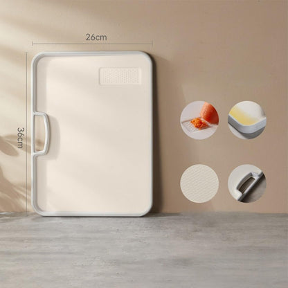Heavy Duty Double Sided Cutting with Non-Slip Features Effortless Food Handling (26 * 36cm) - Perfect All Cooking Needs(28 * 40cm)