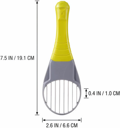 7.5 x 2.6 x 0.4 Inch Avocado Slicer Tool - 3 In 1 Peeler And Slicer Tool, Avocado Cutter For Avocados - Plastic