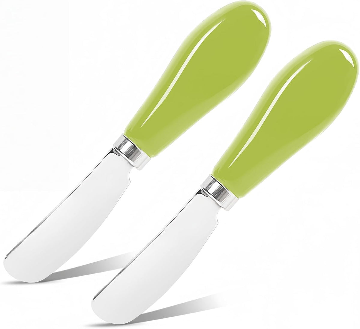 Butter Spreader Knife Set, 2 Pack Butter Knives and Cheese Knives