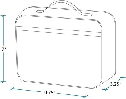 Wildkin Kids Insulated Lunch Box, Keeps Food Hot or Cold, BPA-Free with Mesh Pockets & Easy-Clean Lining – Ideal for School, Travel & Daycare – Holographic