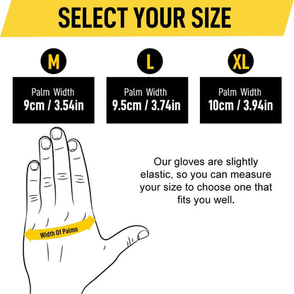 12 Pairs ANSI A4 Cut Resistant Work Gloves With Sandy Nitrile Coating, L