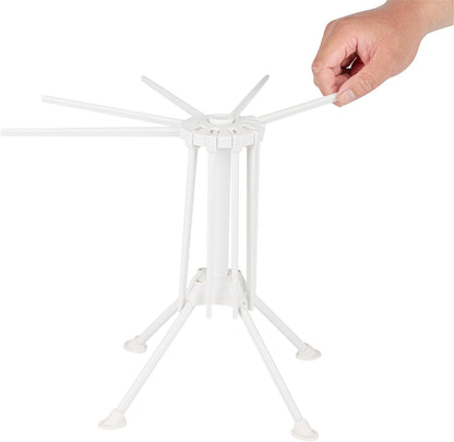 Restaurantware White Plastic lb Pasta Drying Rack, 15.7 x 11 in