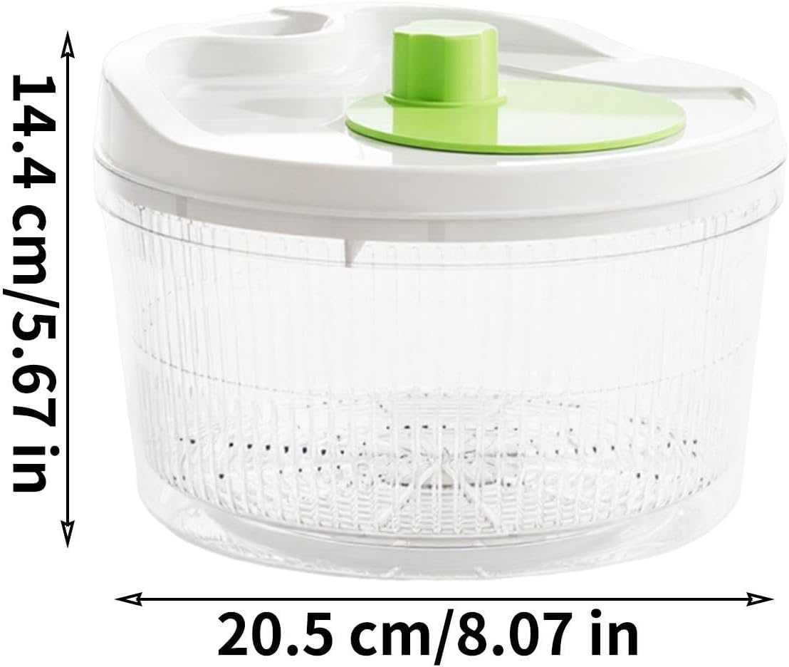 Salad Spinner, Fruit Cleaner Spinner Bowl With Swivel Handle