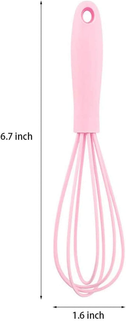 Silicone Whisk Colorful Kitchen Mini Silicone Whisks