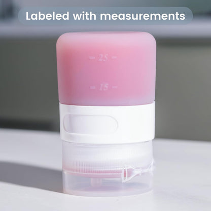 MICEBAY 2 oz Condiment Squeeze Bottles, Leakproof Salad Dressing Container