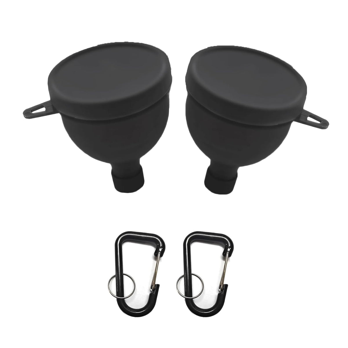 2 Pack Premium Protein Powder Containers - Portable Protein Funnels(50ml)