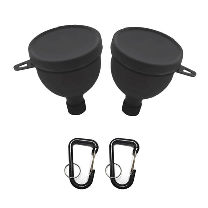 2 Pack Premium Protein Powder Containers - Portable Protein Funnels(50ml)