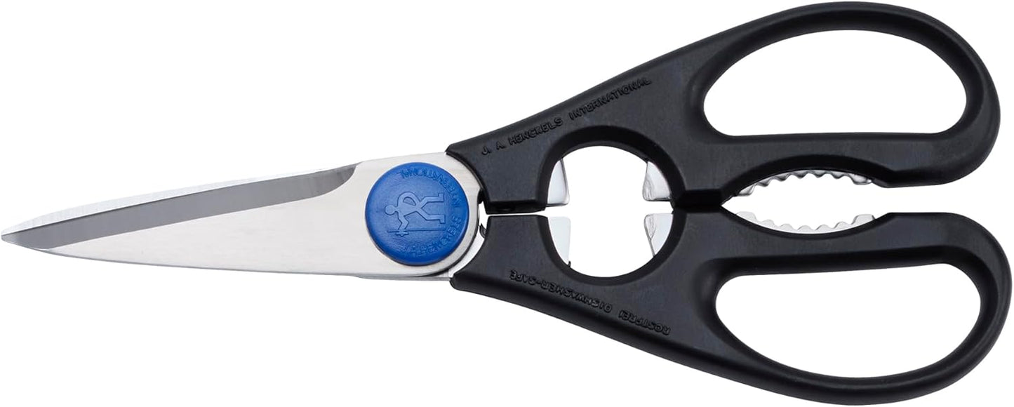 HENCKELS Kitchen Shears, Made in Japan, Kitchen Scissors, Multi-Purpose Scissors with Stainless Steel Blades, Built-In Bottle Opener & Soft Grip – Dishwasher Safe