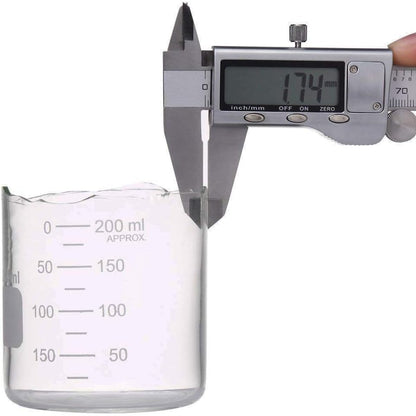 Graduated Glass Measuring Low Form Beaker Set (50ml+100ml+250ml)