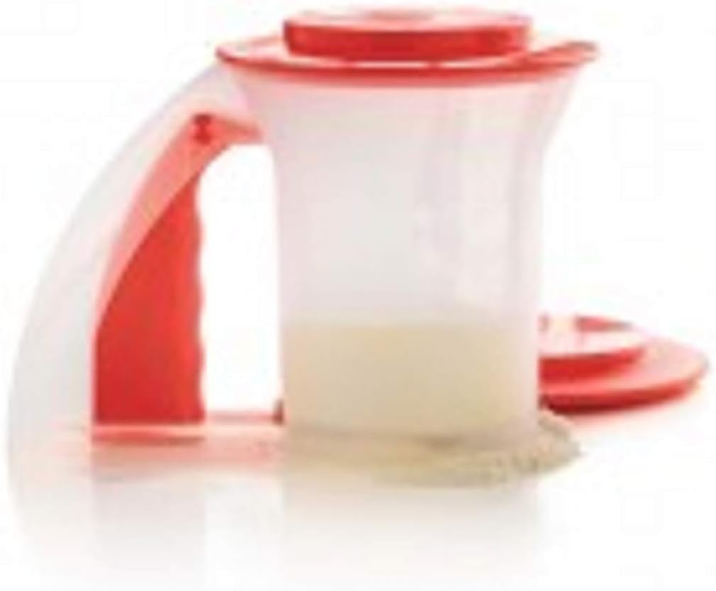 Tupperware Sift'n Style Flour Sugar Cocoa Sifter Red