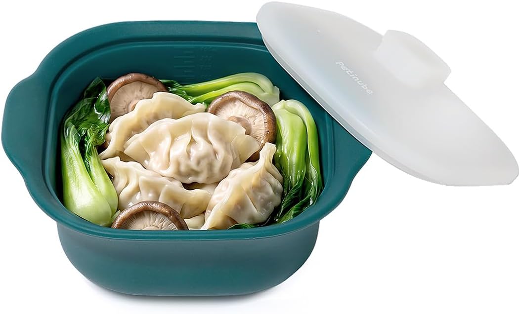 Silicone Multi-Steamer, Breezeblue Green, 20.29 fl oz