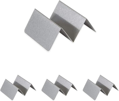 American Metalcraft TSH1 Taco Holders, Silver, 4-Inches Wide