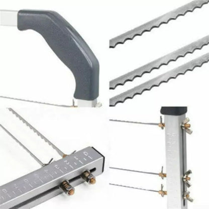 Large Adjustable 3 Blades Cake Cutter Interlayer Cake Slicer DIY Household Tools Leveler Stainless Cut Saw