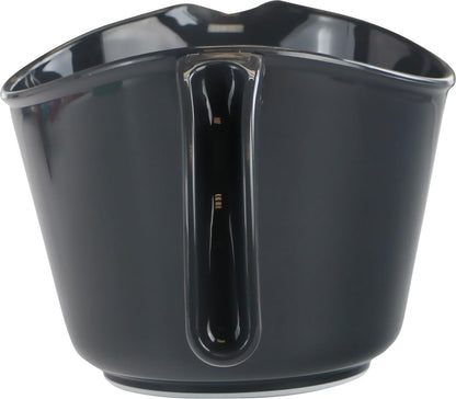 Batter Bowl With Pour Spout, Non-Slip Base,Space Saving Detachable Handle with Lid, 2 QT Heavy Duty BPA-Free Microwave & Dishwasher Safe (Fresh Lemons)