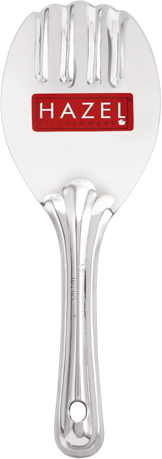 HAZEL Stainless Steel Cake Pie & Pastry Serving Spoon with Handle Slicer Lifter, Silver