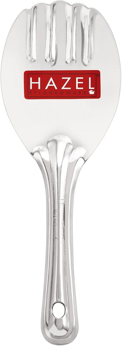 HAZEL Stainless Steel Cake Pie & Pastry Serving Spoon with Handle Slicer Lifter, Silver
