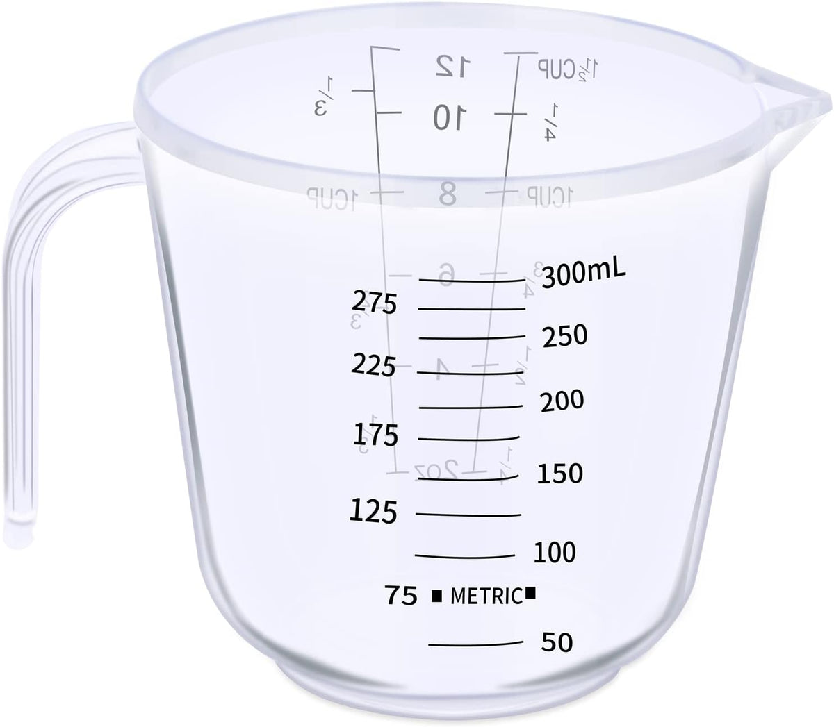 DOTINGHUX Measuring Cup, 2 Cup, Clear