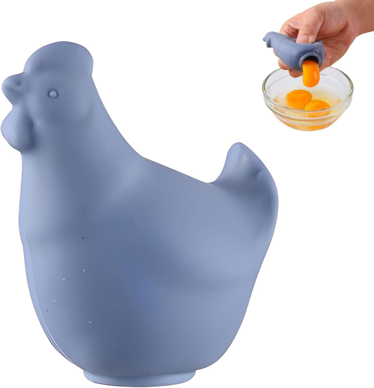 New Egg Separator Tool & Baking Tool,Silicone Egg Yolk Separator
