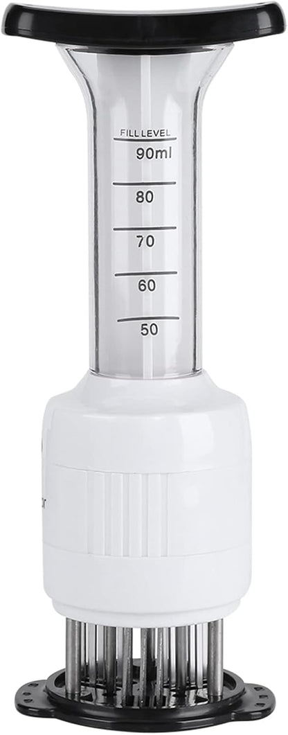 Dioche Meat Marinade Needle Injector, 30 and Tenderizer Injector, Steaks Flavor Syringe Cook Kitchen Tool, for BBQ, Turkey, Fish, Brisket, Pork and Chicken