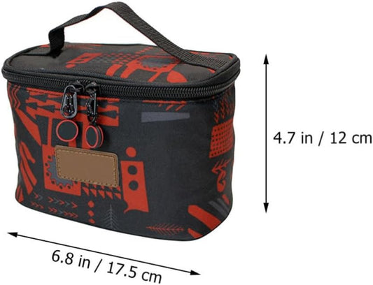 Portable Barbecue Condiment Bottles Set with 1 Storage Bag, Plastic and Oxford Fabric Material, Practical Design for Cooking and Storing Seasonings, for Outdoor Camping and Bbq