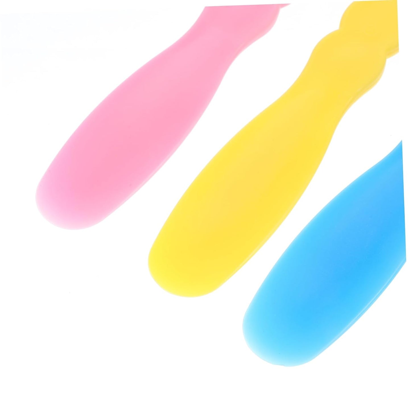Didiseaon 1set Silicone Mixing Bowl Set Small Medium and Large Mixing Bowls Blue Pink Yellow Spatulas for Plaster Lab and Kitchen Use and Easy to Clean