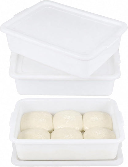 3 Pack Pizza Dough Proofing Container, Sourdough Rising Box