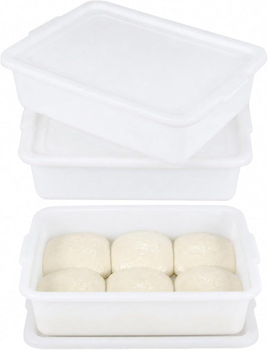 3 Pack Pizza Dough Proofing Container, Sourdough Rising Box