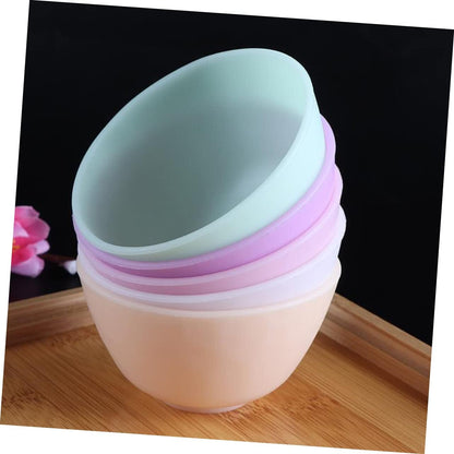 Didiseaon Odorless Anti-drop Silicone Mixing Bowl for Facial Masks Cooking Flexible Microwave Dishwasher Safe for Ingredients Sauces Medium Green