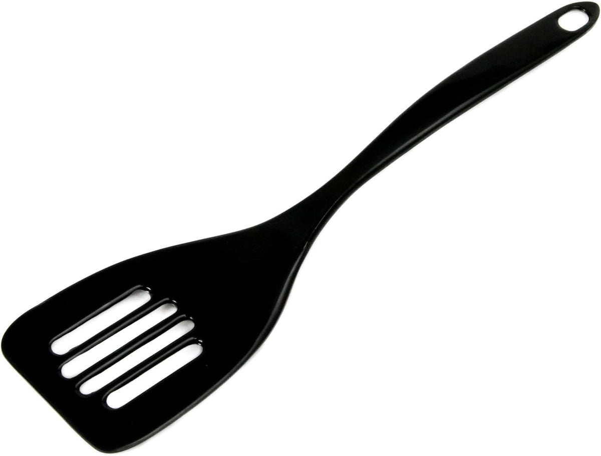 Chef Craft Basic Melamine Slotted Turner/Spatula, 11.25 inch, White