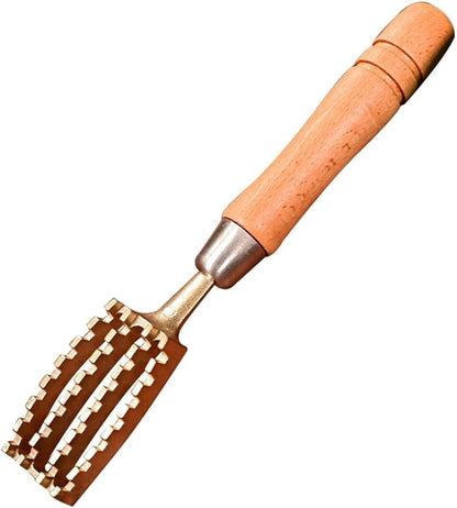 8.3x1.2in Brass Fish Scaler for kitchen