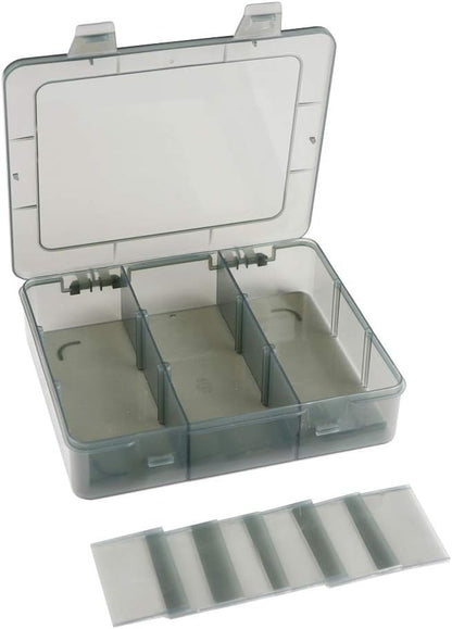 Vidifor 9 Grids Art Craft Supply Organizer Storage Containers, Compartment Storage Box with Removable Dividers for Jewelry, Beads, Buttons, Small Parts
