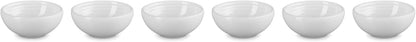 Le Creuset Stoneware Set Of 6 Vancouver Pinch Bowls, Pastel Multi Color