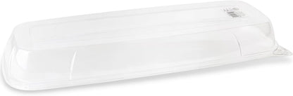 Rectangle White Serving Tray (2-Pack) - 17.5" Disposable Serving Platter for Appetizer, Fruits & Serving Dishes | Perfect Plastic Tray for Party Serveware