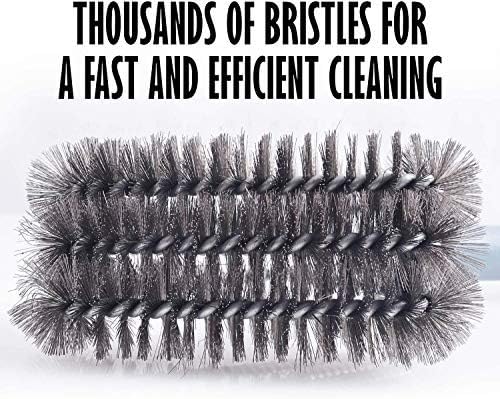 Best BBQ Grill Brush Stainless Steel 18" Barbecue Cleaning Brush w/Wire Bristles & Soft Comfortable Handle - Perfect Cleaner & Scraper for Grill Cooking Grates