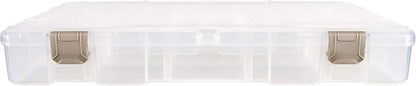 ArtBin Large Solutions Box Clear Art & Craft Organizer with Dividers - Plastic Storage Case for Convenient and Versatile Storage - Ideal for Various Craft Supplies
