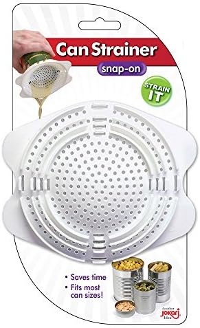 JOKARI Can Colander Strainer (4 Pack), for Canned Tuna, Vegetables & Fruit