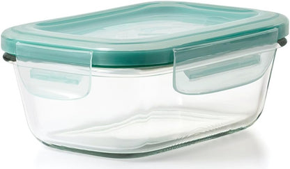 OXO Good Grips 3.5 Cup Smart Seal Airtight Glass Rectangle Food Storage Container