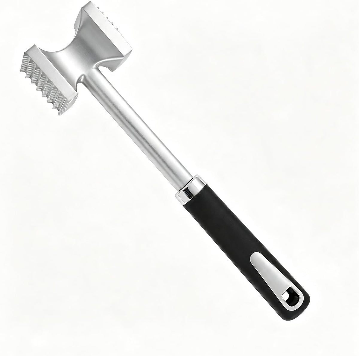 Meat Tenderizer Hammer, Dual Sided Steak Mallet, Solid Aluminum