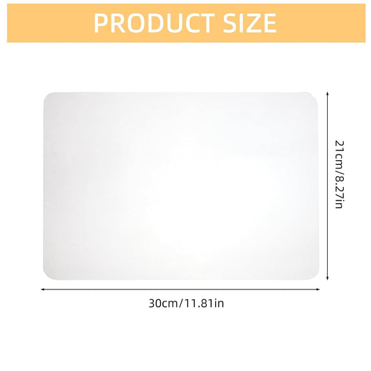 NICENEEDED Non-Slip Cutting Board Mat, Non Absorbent Safety Mat Under Kitchen Cutting Boards, Clear flexible Cutting Board Mat for Home Cooks and Chefs, Dishwasher Safe