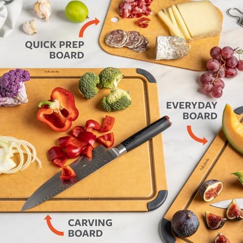 Full Circle Better-Than-Wood Chef’s Carving Cutting Board, 13"x17"