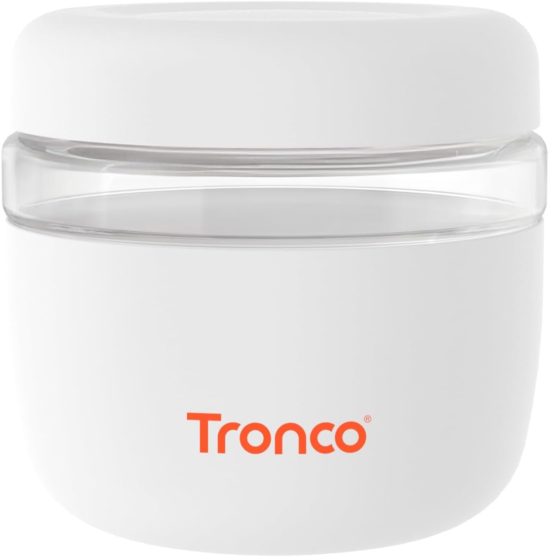 Tronco 24 oz Glass Food Storage Containers with Lids, Airtight, Leak & Spill Proof Glass Lunch Bowls for Meal Prep, Salad, Yogurt, Soup & Stew, Microwave & Dishwasher Safe, BPA-Free, Set of 1