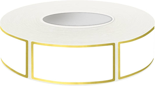 600 Blank Removable Freezer Labels Water Oil Resistant with Perforation Line for Food Containers Jars Pantry Organization (Ink Quick-Dry，1” x 2”)