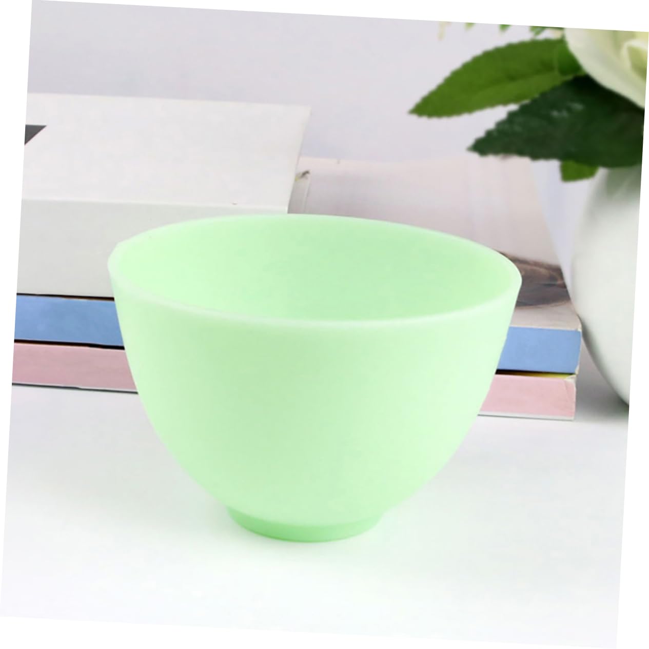 Didiseaon Silicone Mask Mixing Bowl Set 5pcs Facial Mask Mixing Bowl Spa Supplies Non-slip Easy to Clean