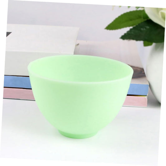 Didiseaon Silicone Mask Mixing Bowl Set 5pcs Facial Mask Mixing Bowl Spa Supplies Non-slip Easy to Clean