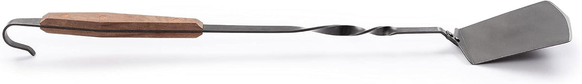 Barebones Cowboy Grill Spatula - Heavy Duty Stainless Steel Turner with Wide Flat Head and Non-slip Handle for Outdoor Cooking