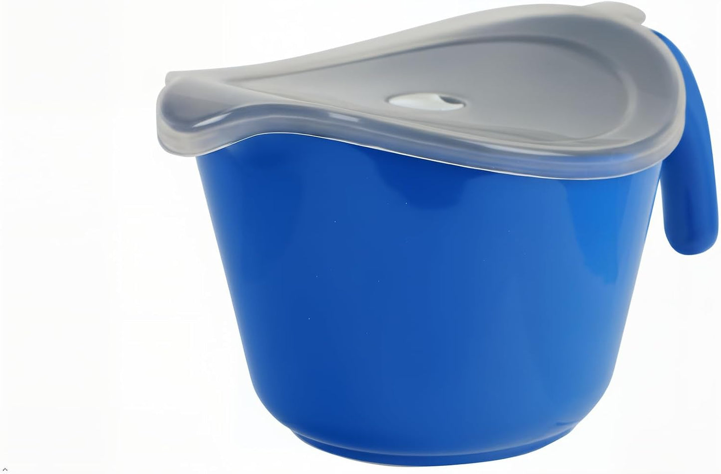 Batter Bowl With Pour Spout, Non-Slip Base,Space Saving Detachable Handle with Lid, 2 QT Heavy Duty BPA-Free Microwave & Dishwasher Safe (Fresh Lemons)
