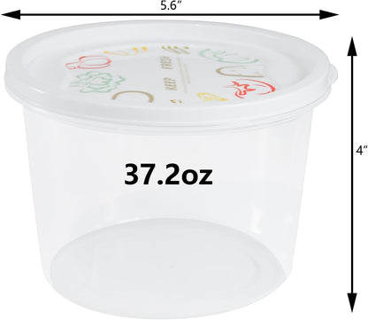 Stackable Pizza Dough Proofing Boxes Dough Proofing Container with Lid 1100ml portion (3)
