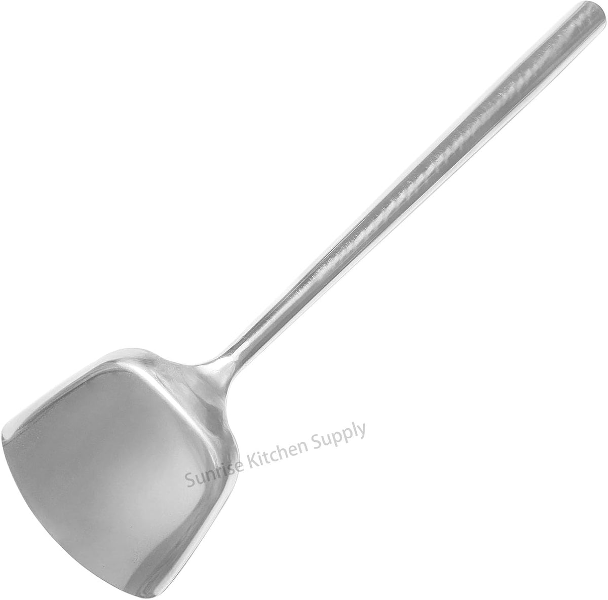 SUNRISE Kitchen Supply All Stainless Steel Wok Shovel #3
