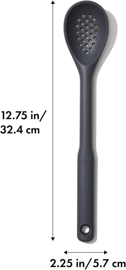 OXO Good Grips 3-Piece Silicone Utensil Set, Gray, One size
